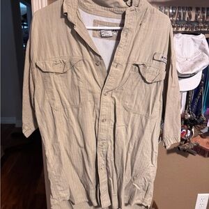 Magellan Outdoors Tan Lightweight Shirt Jacket
